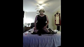 JORGINA - 11TH JAN 2022A BLACK LINGERIE SYBIAN CUM