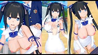 【エロゲーコイカツ！】ダンまち ヘスティア3DCG巨乳アニメ動画[Hentai Game Koikatsu! Hestia (Anime 3DCG Video)]