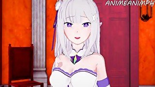 RE ZERO EMILIA HENTAI