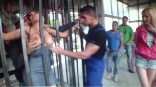 Big Boobs italian pornostar Vittoria Risi fuck strong during gang bang
