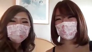 Two japan lesbian filming