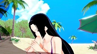 [One Piece] Hancock Boa(3d hentai)