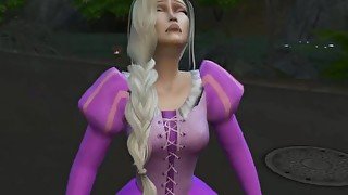 Princess Gone Wild #1 - Lesbian - Shaking Orgasm - Licking Cum off Fingers - SIMS 4 Roleplay