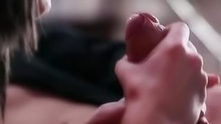 Amazing girl sucks a cock and gets fucked in close up video