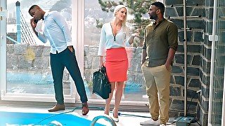 Slutty Real Estate Agent Blanche Bradburry Takes Airtight BBC Gangbang GP2217