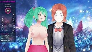 Hentai Vtuber Couple Cam Stream~MagicalMysticVA & ZenZer0 Chaturbate Stream! 11-12-21