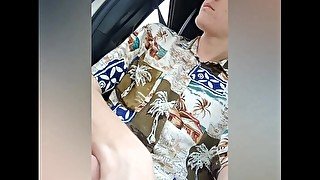 Wanking in car almost got caught - mickyyxofficial