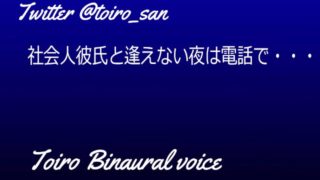 ãå¥³æ§åãASMRãå¹'ä¸ç¤¾ä¼äººå½¼æ°ã¨é¢ããªãå¤ã¯é»è©±ã§â¦ããã¤ãã¼ã©ã«ã