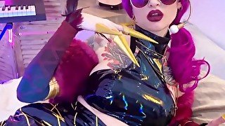 Evelynn KDA Suck and Anal Sex after Masturbation. Cosplay League of Legends