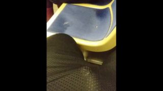 Big dick bulge on train 2