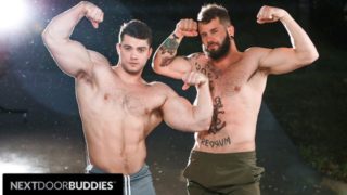 Johnny Hill’s Muscular Ass Fucked By Handsome Bodybuilder - NextDoorBuddies