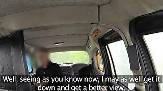 FakeTaxi Local escort fucks taxi man on her way to a client