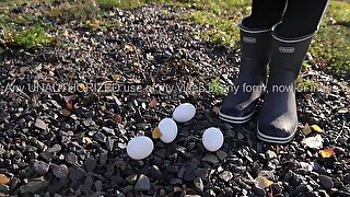 Rubber Boots Season  Crushing Eggs