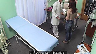 FakeHospital Sweet Doctor gives Valentine's flowers to hot patient