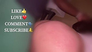 Cheating girlfriend gets fucked until her big booty turns red 🔴💦