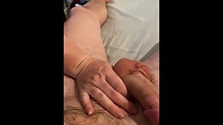 Handjob from wife