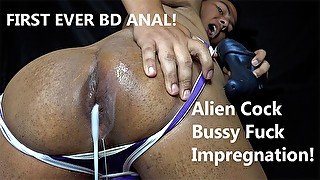 Alien Cock Bussy Fuck Impregnation!