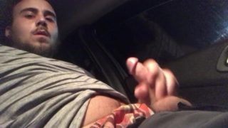 Jacking off and cumming in my car on lunch break at work.