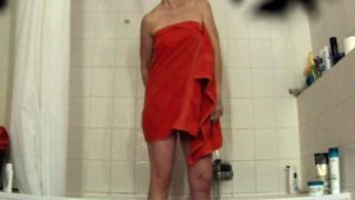 Sultry mature wife reveals her lovely curves in the shower