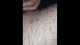 Step mom mouth full of cum make step son (risky blowjob in the car)