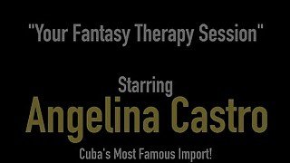 BBW Sex Therapist Angelina Castro Face Fucks A Cock!