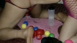 Femdom -Double fisted, punched, and some toy play.