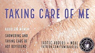 TAKING CARE OF ME (Erotic audio for women) M4F Dirty talk Audioporn Filthy mouth roleplay 素人 汚い話