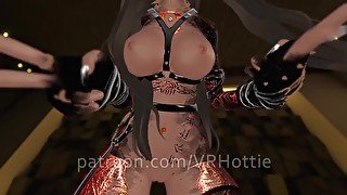 No Panties Upskirt Punk Latex Girl Grinds On Your Face POV Lap Dance VRChat