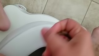 I just LOVE jerking off in the bathroom