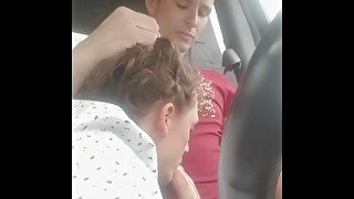 She loves to duck my cock while I drive...good girl