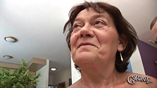 Elderly woman Livia is in need of a handsome guy's dick