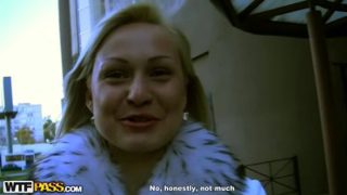 Blonde in crazy public fuck adventure