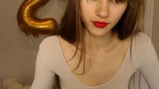 Prettiest 19yo Teen with Pierced Nipples on Webcam