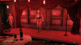 Porn of a beautiful bride, a brunette with a huge mutant Strongman | Fallout heroes