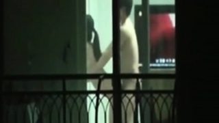 Spy on Couple having sex in Building