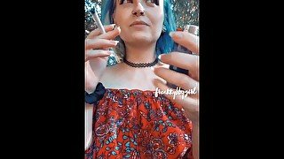 Smoking & Flashing at Park