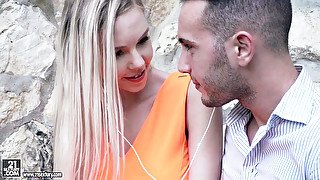 Big Titty Blond Hair Girl Rides Hard Male Pole - floranes russell