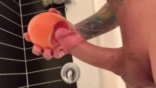 Jerk Off Big Dick Solo Fuck Grapefruit XxX Juicy Food Porn & Cumshot