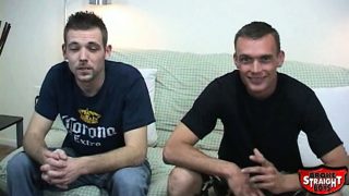 Two straight guys talk about having anal sex for cash.