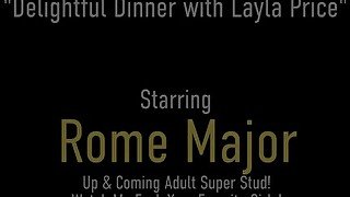 Busty All Natural Lady Layla Price Gets Rome Major's Cum All Over Her Face!