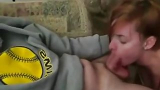 slut let fat guy unload in her mouth