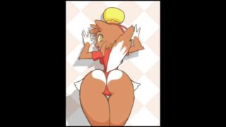 Female furry with big ass begging her master to play with her animation