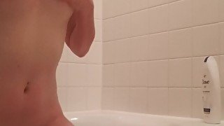 Having an orgasm in the bath