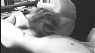 Black and white clip featuring some passionate anal screwing
