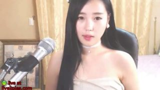 Asian lovely teen masturbates on cam