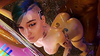 Cyberpunk Judy Alvarez Blacked