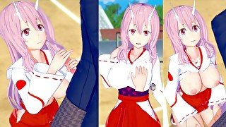 【エロゲーコイカツ！】転スラ シュナ3DCG巨乳アニメ動画[Hentai Game Koikatsu! tensura Shuna(Tensei shitara slime datta ken)]