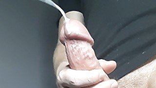 Big Cock Edging Huge Cumshot