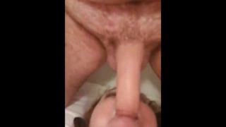 Cockloving wife loves daddy's huge cock