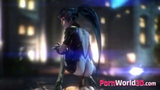 Overwatch Widowmaker with Gorgeous Body Gets Fucks and Creampied